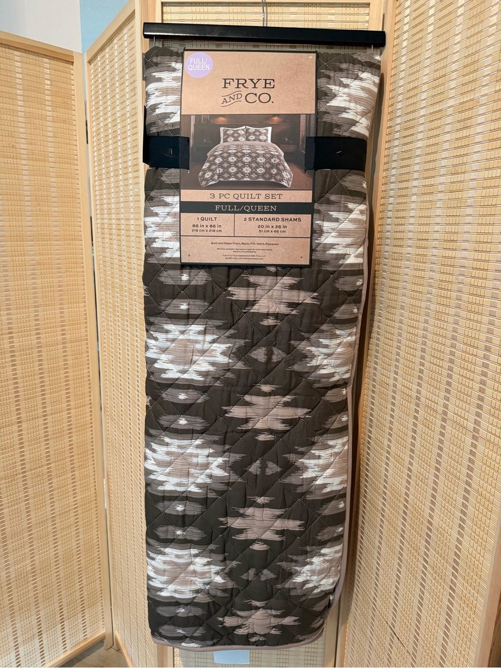 Frye & Co. Full/Queen Quilted 3-Piece Set